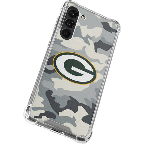 NFL Green Bay Packers Camo Galaxy S23 Plus Clear Case