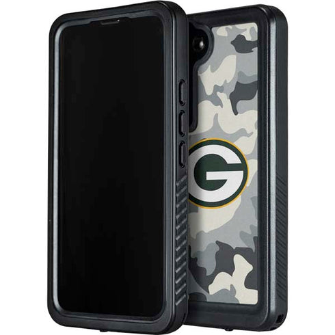 NFL Green Bay Packers Camo Galaxy S23 Plus Waterproof Case