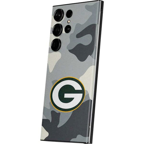 NFL Green Bay Packers Camo Galaxy S23 Ultra Skin
