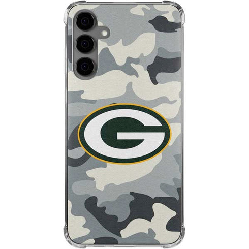 NFL Green Bay Packers Camo Galaxy S24 Plus Clear Case