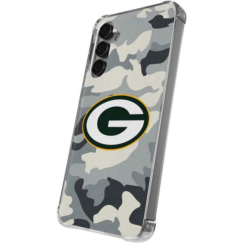 NFL Green Bay Packers Camo Galaxy S24 Plus Clear Case