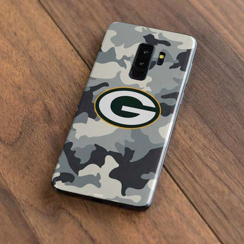 NFL Green Bay Packers Camo Galaxy S9 Plus Skin