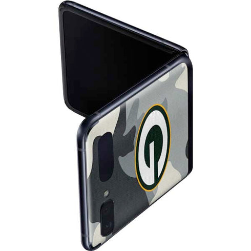 NFL Green Bay Packers Camo Galaxy Z Flip Skin