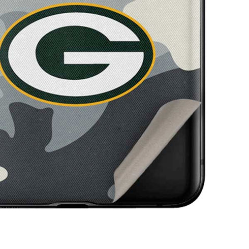 NFL Green Bay Packers Camo Galaxy Z Flip Skin