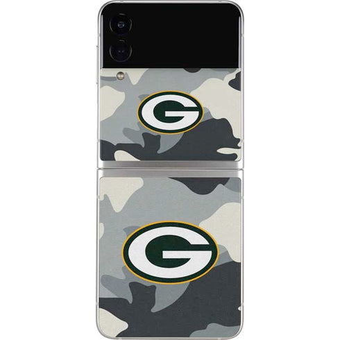 NFL Green Bay Packers Camo Galaxy Z Flip3 5G Skin