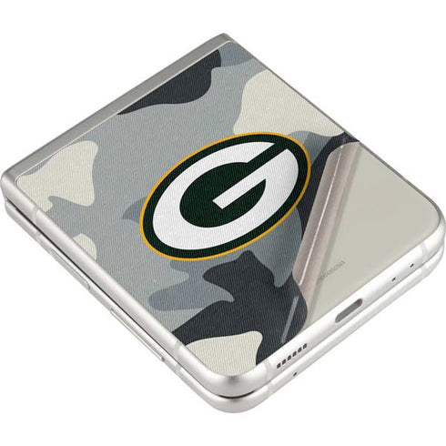NFL Green Bay Packers Camo Galaxy Z Flip3 5G Skin