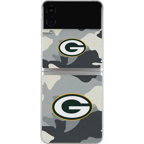 NFL Green Bay Packers Camo Galaxy Z Flip4 5G Skin