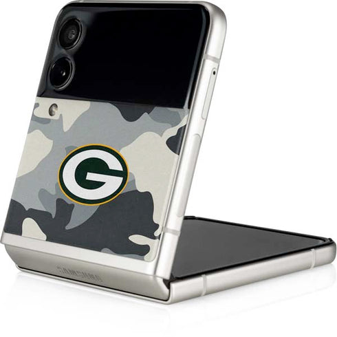 NFL Green Bay Packers Camo Galaxy Z Flip4 5G Skin