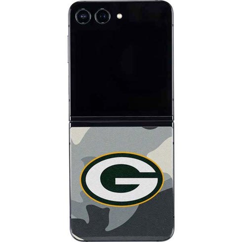 NFL Green Bay Packers Camo Galaxy Z Flip5 5G Skin
