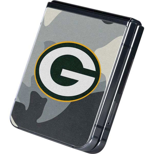 NFL Green Bay Packers Camo Galaxy Z Flip5 5G Skin