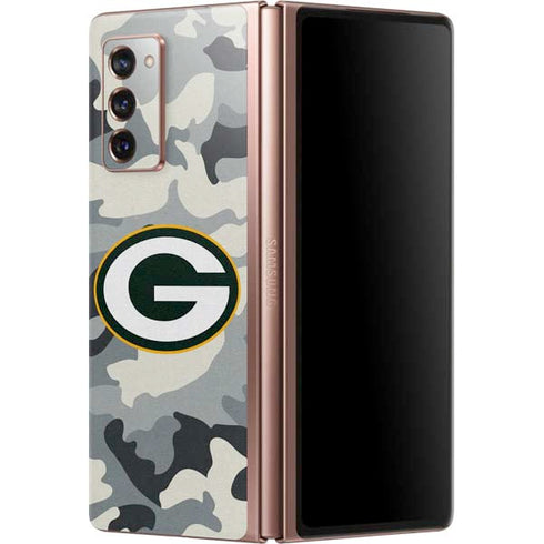 NFL Green Bay Packers Camo Galaxy Z Fold2 5G Skin