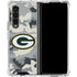 NFL Green Bay Packers Camo Galaxy Z Fold4 5G Clear Case