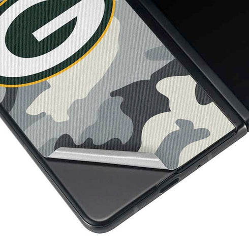 NFL Green Bay Packers Camo Galaxy Z Fold4 5G Skin