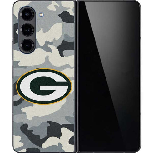 NFL Green Bay Packers Camo Galaxy Z Fold5 5G Skin