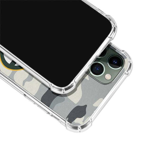 NFL Green Bay Packers Camo iPhone 11 Pro Max Clear Case
