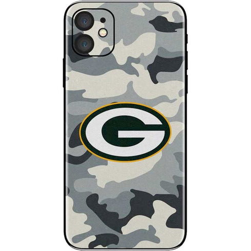 NFL Green Bay Packers Camo iPhone 11 Skin