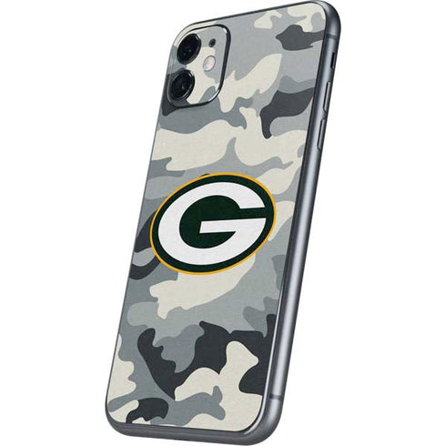NFL Green Bay Packers Camo iPhone 11 Skin