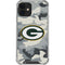 NFL Green Bay Packers Camo iPhone 12 Mini Clear Case
