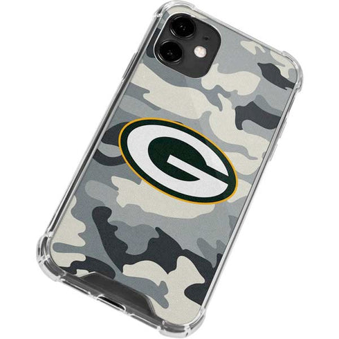 NFL Green Bay Packers Camo iPhone 12 Mini Clear Case