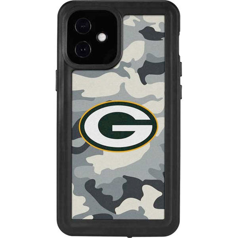 NFL Green Bay Packers Camo iPhone 12 Mini Waterproof Case