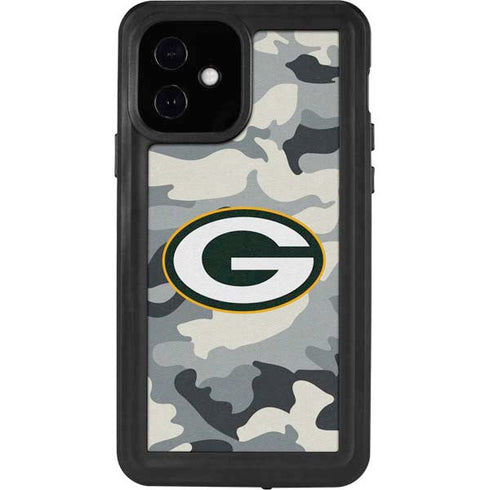 NFL Green Bay Packers Camo iPhone 12 Waterproof Case