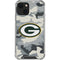 NFL Green Bay Packers Camo iPhone 13 Clear Case