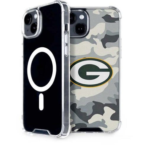 NFL Green Bay Packers Camo iPhone 13 MagSafe Case