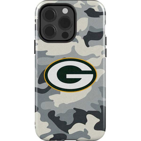 NFL Green Bay Packers Camo iPhone 13 Pro Impact Case