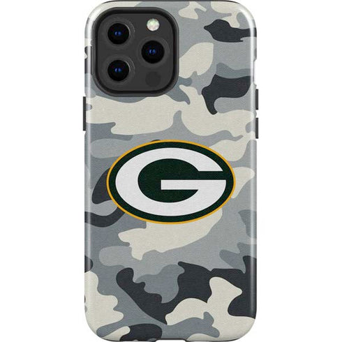NFL Green Bay Packers Camo iPhone 13 Pro Max Impact Case