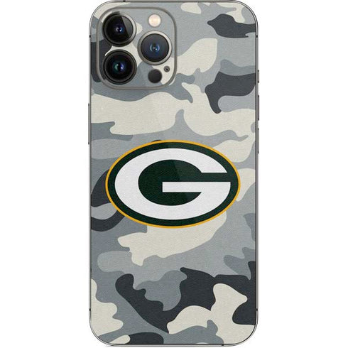 NFL Green Bay Packers Camo iPhone 13 Pro Max Skin