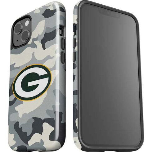 NFL Green Bay Packers Camo iPhone 14 Plus Impact Case