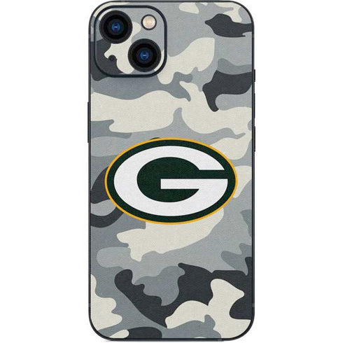 NFL Green Bay Packers Camo iPhone 15 Plus Skin