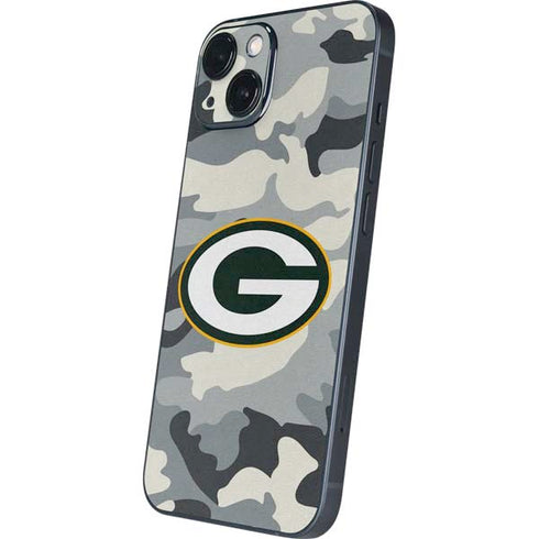 NFL Green Bay Packers Camo iPhone 15 Plus Skin