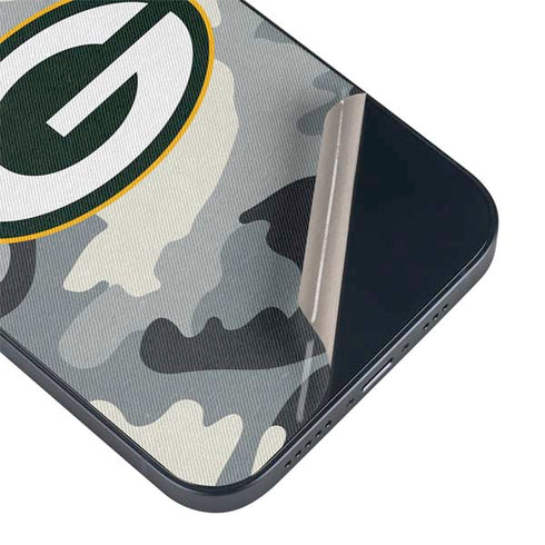 NFL Green Bay Packers Camo iPhone 14 Plus Skin