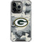 NFL Green Bay Packers Camo iPhone 15 Pro Clear Case