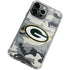 NFL Green Bay Packers Camo iPhone 14 Pro Clear Case