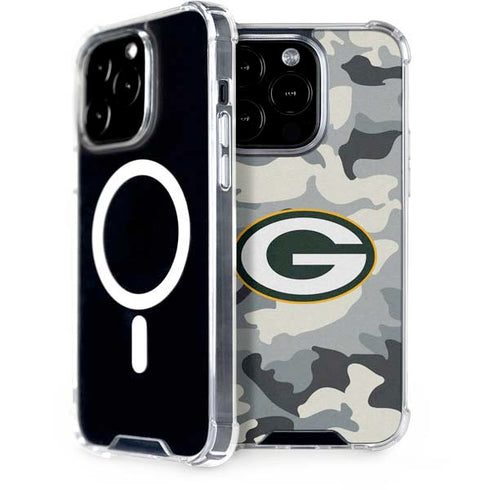 NFL Green Bay Packers Camo iPhone 15 Pro MagSafe Case
