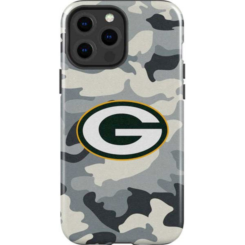 NFL Green Bay Packers Camo iPhone 15 Pro Max Impact Case