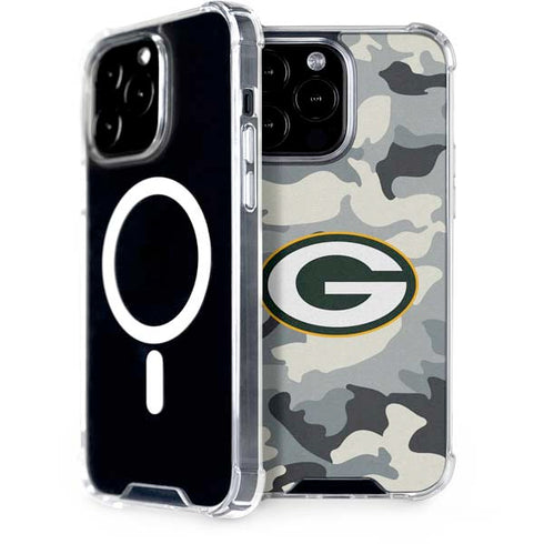 NFL Green Bay Packers Camo iPhone 15 Pro Max MagSafe Case