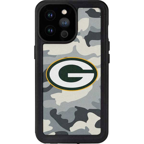 NFL Green Bay Packers Camo iPhone 14 Pro Max Waterproof Case