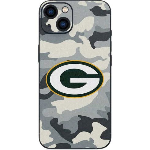 NFL Green Bay Packers Camo iPhone 14 Skin