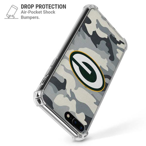NFL Green Bay Packers Camo iPhone 7/8 Plus Clear Case