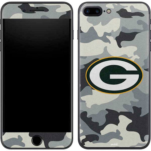 NFL Green Bay Packers Camo iPhone 8 Plus Skin