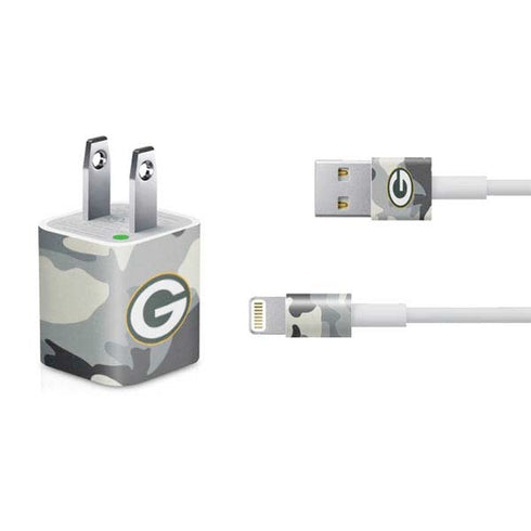 NFL Green Bay Packers Camo iPhone Charger (5W USB) Skin