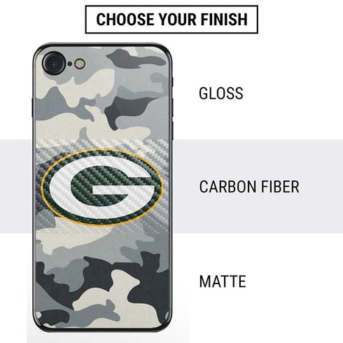 NFL Green Bay Packers Camo iPhone SE (2nd & 3rd Gen) Skin
