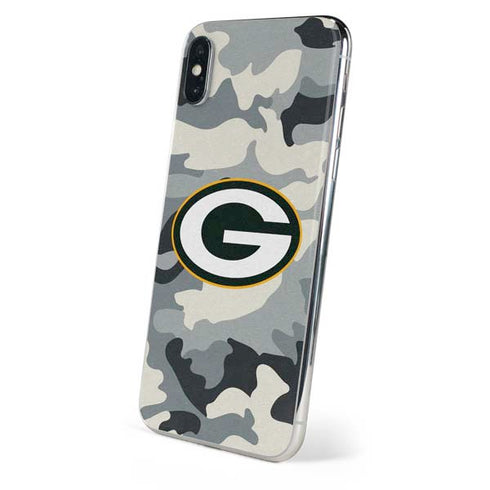 NFL Green Bay Packers Camo iPhone X Skin