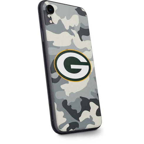 NFL Green Bay Packers Camo iPhone XR Skin