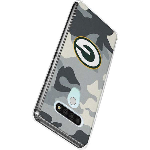 NFL Green Bay Packers Camo LG Stylo 6 Clear Case