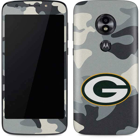 NFL Green Bay Packers Camo Moto E5 Play Skin