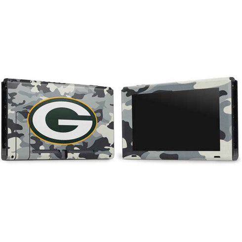 NFL Green Bay Packers Camo Nintendo Switch Bundle Skin